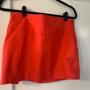Express Design Studio Mini Skirt Orange Size 6
